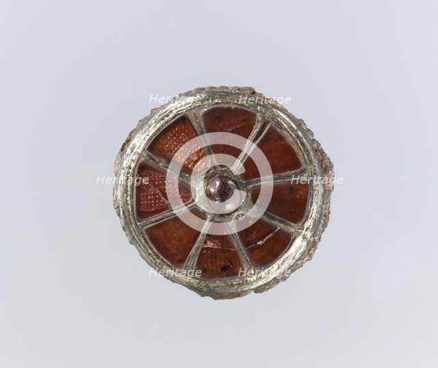 Disk Brooch, Frankish, 6th century. Creator: Unknown.