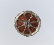 Disk Brooch, Frankish, 6th century. Creator: Unknown