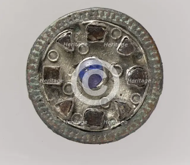 Disk Brooch, Frankish, 6th century. Creator: Unknown.