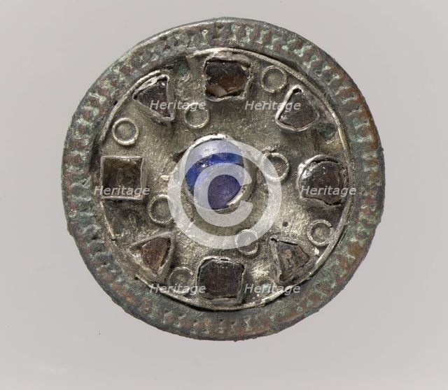 Disk Brooch, Frankish, 6th century. Creator: Unknown.
