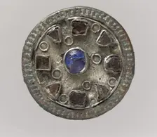 Disk Brooch, Frankish, 6th century. Creator: Unknown