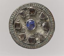 Disk Brooch, Frankish, 6th century. Creator: Unknown