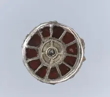 Disk Brooch, Frankish, 6th century. Creator: Unknown