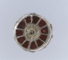 Disk Brooch, Frankish, 6th century. Creator: Unknown