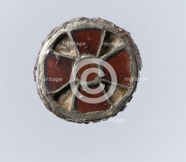 Disk Brooch, Frankish, 6th century. Creator: Unknown.