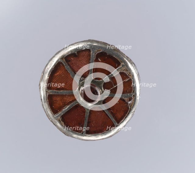 Disk Brooch, Frankish, 6th century. Creator: Unknown.