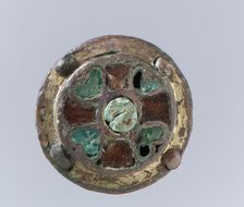 Disk Brooch, Frankish, 6th century. Creator: Unknown