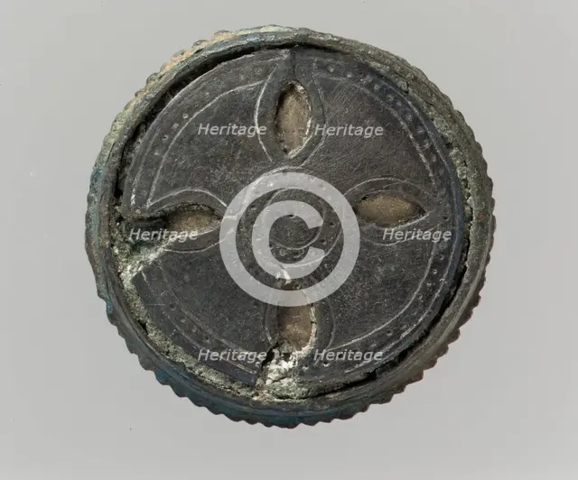 Disk Brooch, Frankish, 6th century. Creator: Unknown.