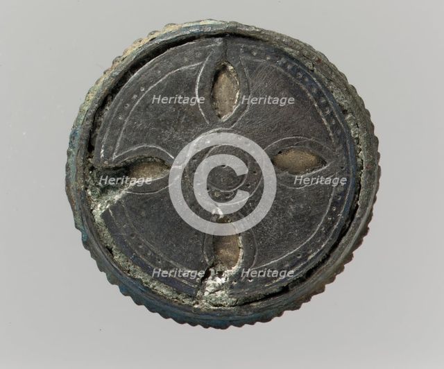 Disk Brooch, Frankish, 6th century. Creator: Unknown.
