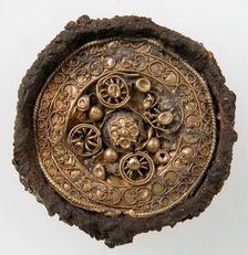 Disk Brooch, Frankish (?), 6th century. Creator: Unknown