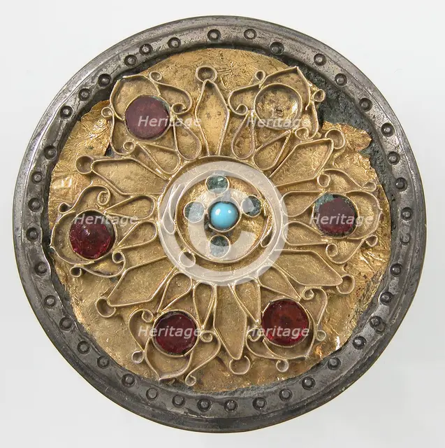 Disk Brooch, Frankish, 8th century (?). Creator: Unknown.