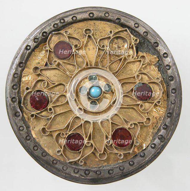 Disk Brooch, Frankish, 8th century (?). Creator: Unknown.
