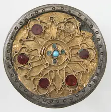 Disk Brooch, Frankish, 8th century (?). Creator: Unknown