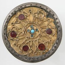 Disk Brooch, Frankish, 8th century (?). Creator: Unknown