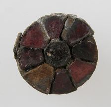 Disk Brooch, Frankish, ca. 500-600. Creator: Unknown