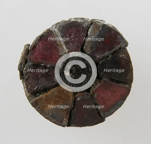 Disk Brooch, Frankish, ca. 500-600. Creator: Unknown.