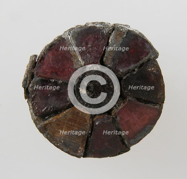 Disk Brooch, Frankish, ca. 500-600. Creator: Unknown.