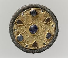 Disk Brooch, Frankish, ca. 500-600. Creator: Unknown