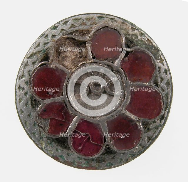 Disk Brooch, Frankish, ca. 550-650. Creator: Unknown.