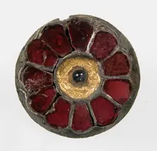 Disk Brooch, Frankish, ca. 550-650. Creator: Unknown
