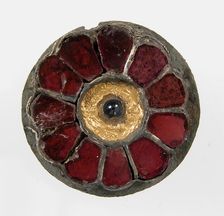 Disk Brooch, Frankish, ca. 550-650. Creator: Unknown