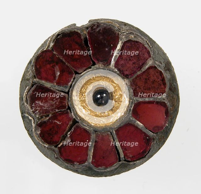 Disk Brooch, Frankish, ca. 550-650. Creator: Unknown.