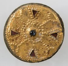 Disk Brooch, Frankish, ca. 550-650. Creator: Unknown