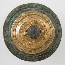Disk Brooch, Frankish, ca. 550-650. Creator: Unknown