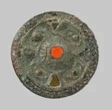 Disk Brooch, Frankish, ca. 550-650. Creator: Unknown