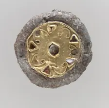Disk Brooch, Frankish, ca. 550-650. Creator: Unknown