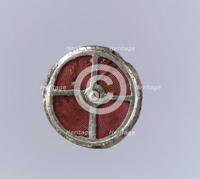 Disk Brooch, Frankish, first half 6th century. Creator: Unknown.