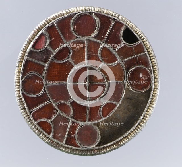Disk Brooch, Frankish, first half 6th century. Creator: Unknown.