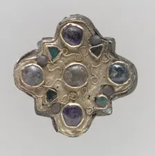 Disk Brooch, Frankish, first half 7th century. Creator: Unknown