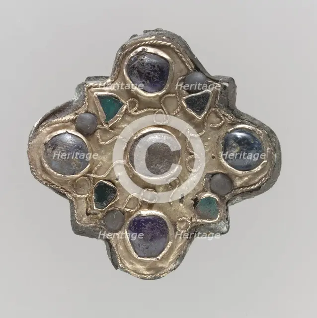 Disk Brooch, Frankish, first half 7th century. Creator: Unknown.