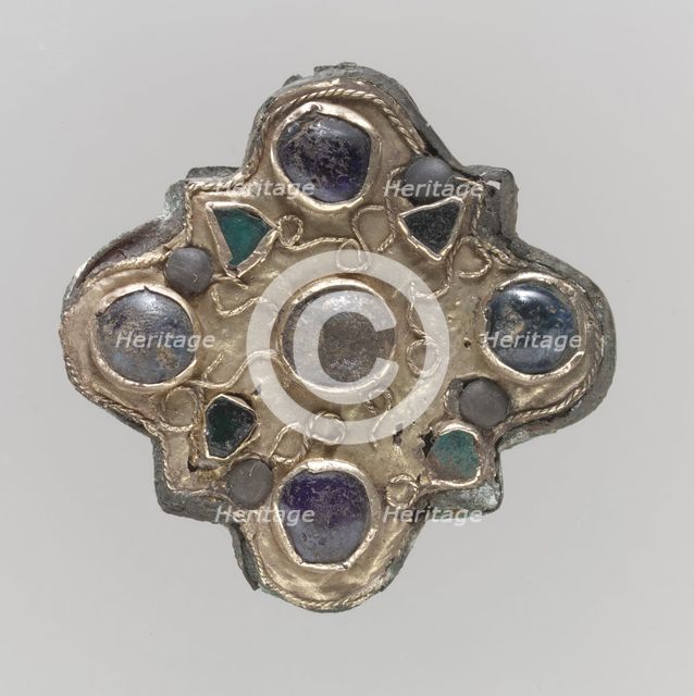 Disk Brooch, Frankish, first half 7th century. Creator: Unknown.