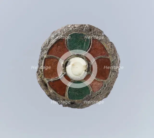 Disk Brooch, Frankish, first half of the 6th century. Creator: Unknown.