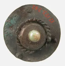 Disk Brooch, Frankish or Carolingian, 7th century (?). Creator: Unknown