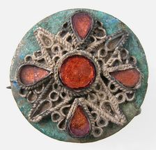 Disk Brooch, Frankish or Northern French, ca. 550-600. Creator: Unknown