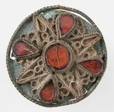 Disk Brooch, Frankish or Northern French, ca. 550-600. Creator: Unknown