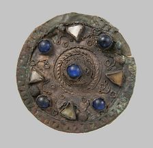 Disk Brooch, Frankish or Northern French, ca. 600-650. Creator: Unknown