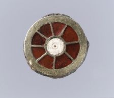 Disk Brooch, Frankish, late 6th century. Creator: Unknown