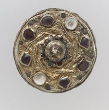 Disk Brooch, Frankish, mid-600s. Creator: Unknown