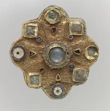 Disk Brooch, Frankish, second half 7th century. Creator: Unknown