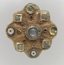 Disk Brooch, Frankish, second half 7th century. Creator: Unknown