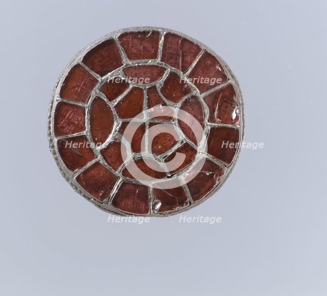 Disk Brooch, Frankish, second half 6th century. Creator: Unknown.