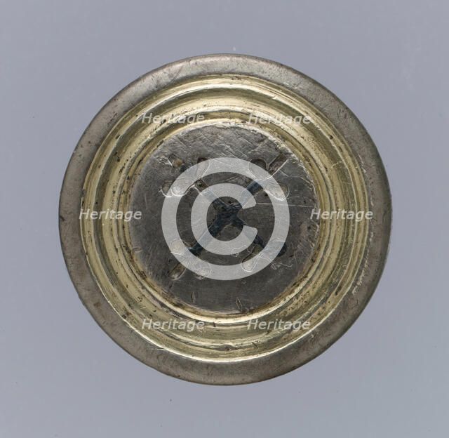 Disk brooch, Late Roman, late 4th-early 5th century. Creator: Unknown.