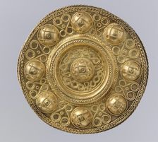 Disk Brooch, Langobardic, ca. 600. Creator: Unknown