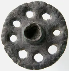 Disk Brooch, Merovingian, 8th-9th century. Creator: Unknown