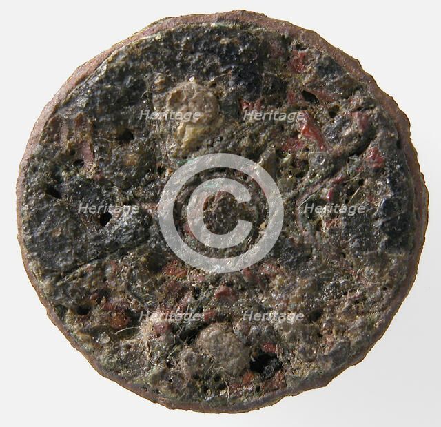 Disk Brooch, Merovingian, 8th-9th century. Creator: Unknown.