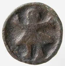 Disk Brooch, Merovingian, 8th-9th century. Creator: Unknown